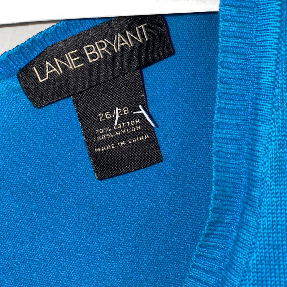 Lane Bryant bright blue sweater